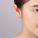 총 0.6캐럿 다이아몬드 귀걸이 피아트