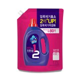 리큐 반만쓰는 진한겔 일반세탁기용 2.7L & 리필 1.7L x 3 팩