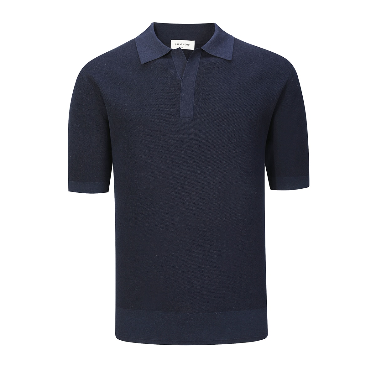 브렌우드 남성 오픈 카라 니트 폴로