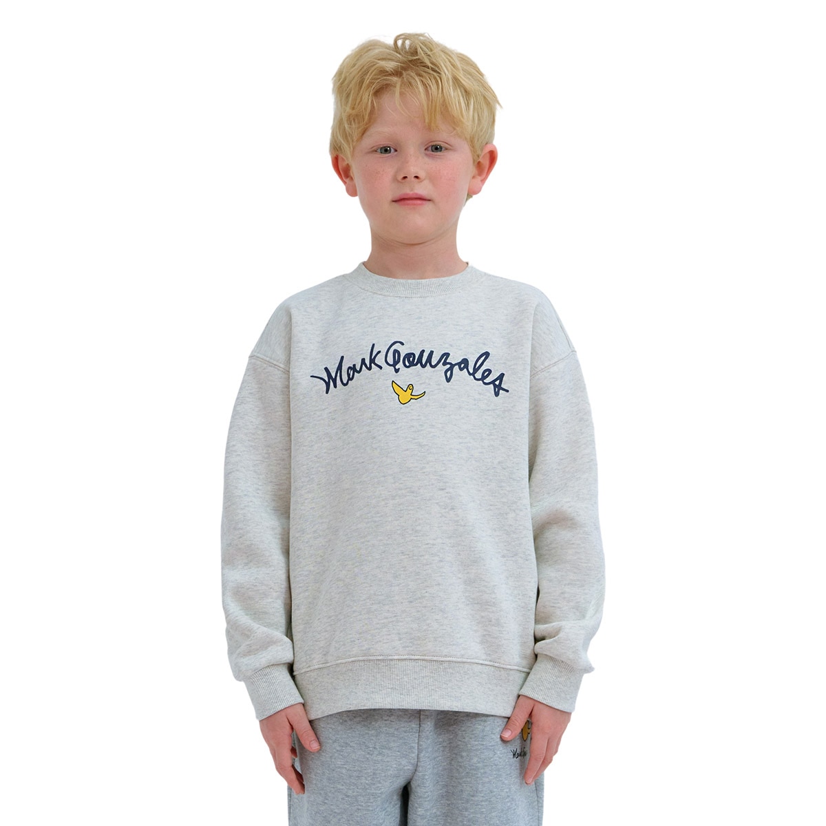 마크 곤잘레스 키즈 긴소매 플리스 크루