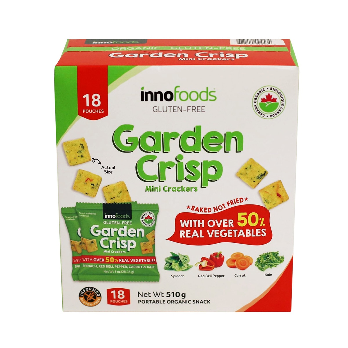 Inno Foods 가든 크리스피 미니 크래커 510g