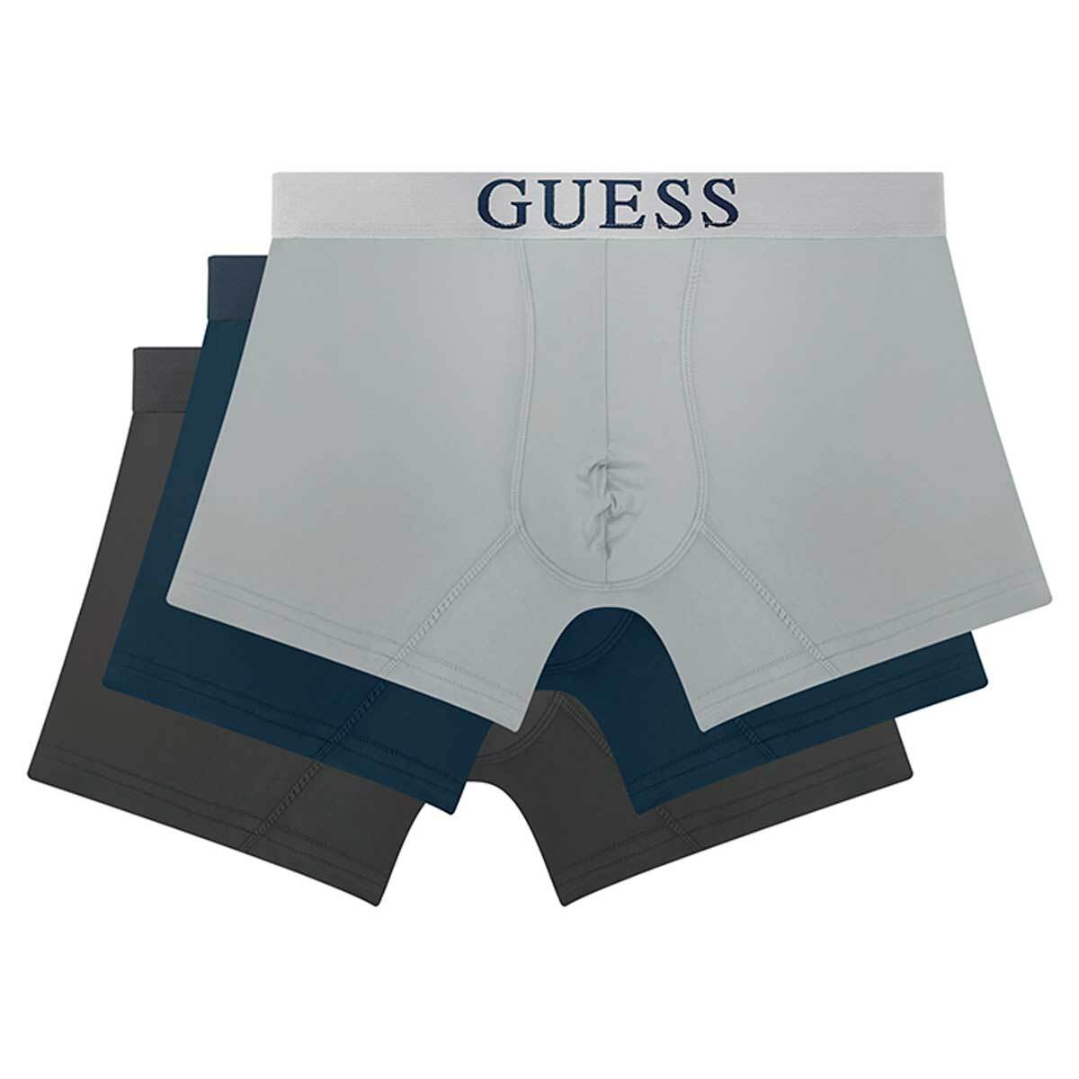 게스 아웃밴드 브리프 3매 - 라이트그레이/네이비/딥그레이, 110