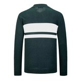 브렌우드 남성 긴소매 니트 폴로 - 그린, XL