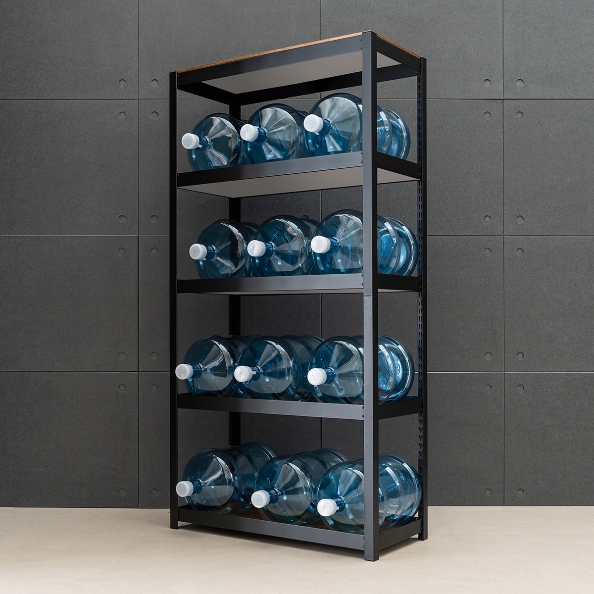 스피드랙 다용도 5단 철제 선반 80 x 40 x 180cm - 블랙 스피드랙 다용도 5단 철제 선반 80 x 40 x 180cm - 블랙