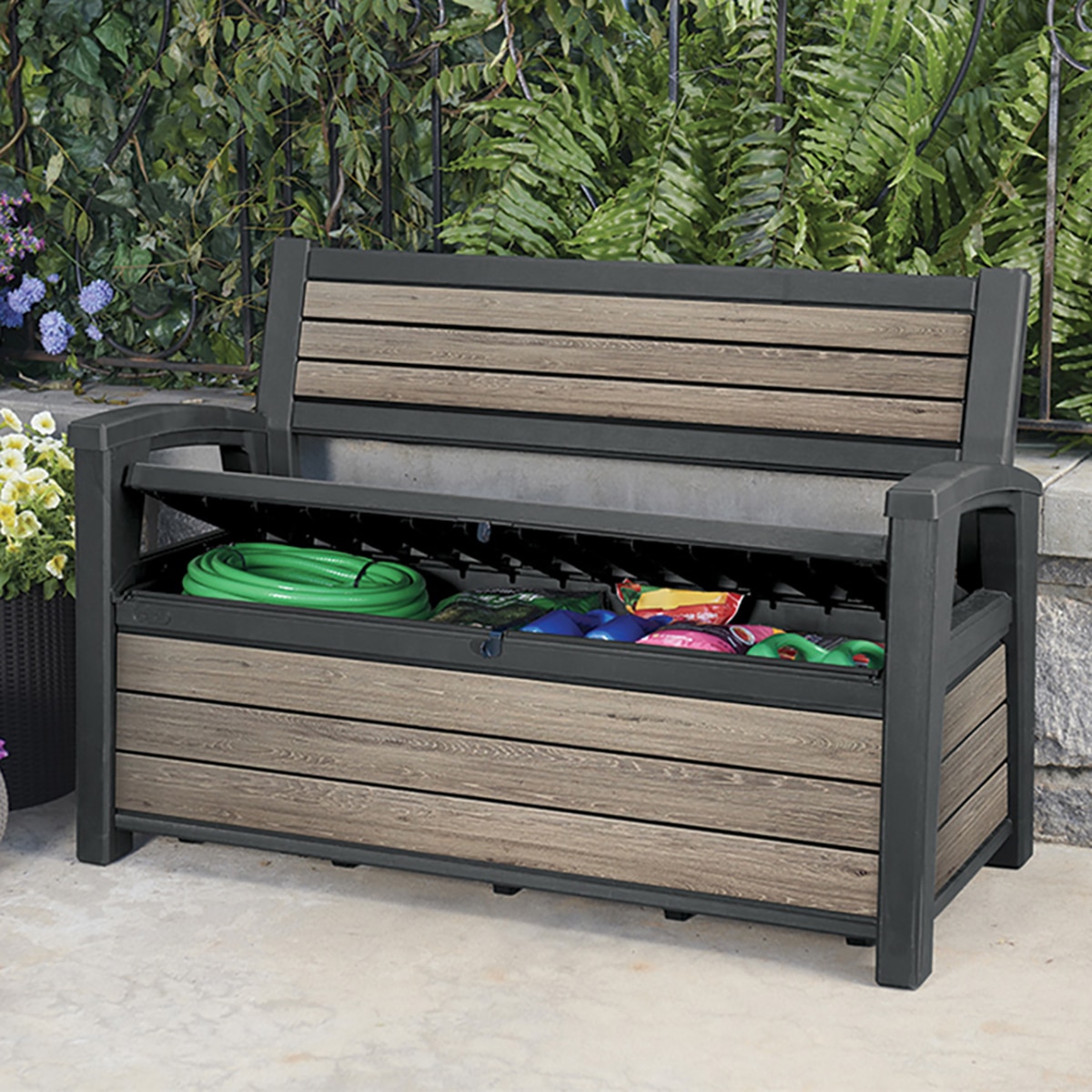 케터 데코코트 야외용 다용도 벤치박스 227L 케터 데코코트 야외용 다용도 벤치박스 227L