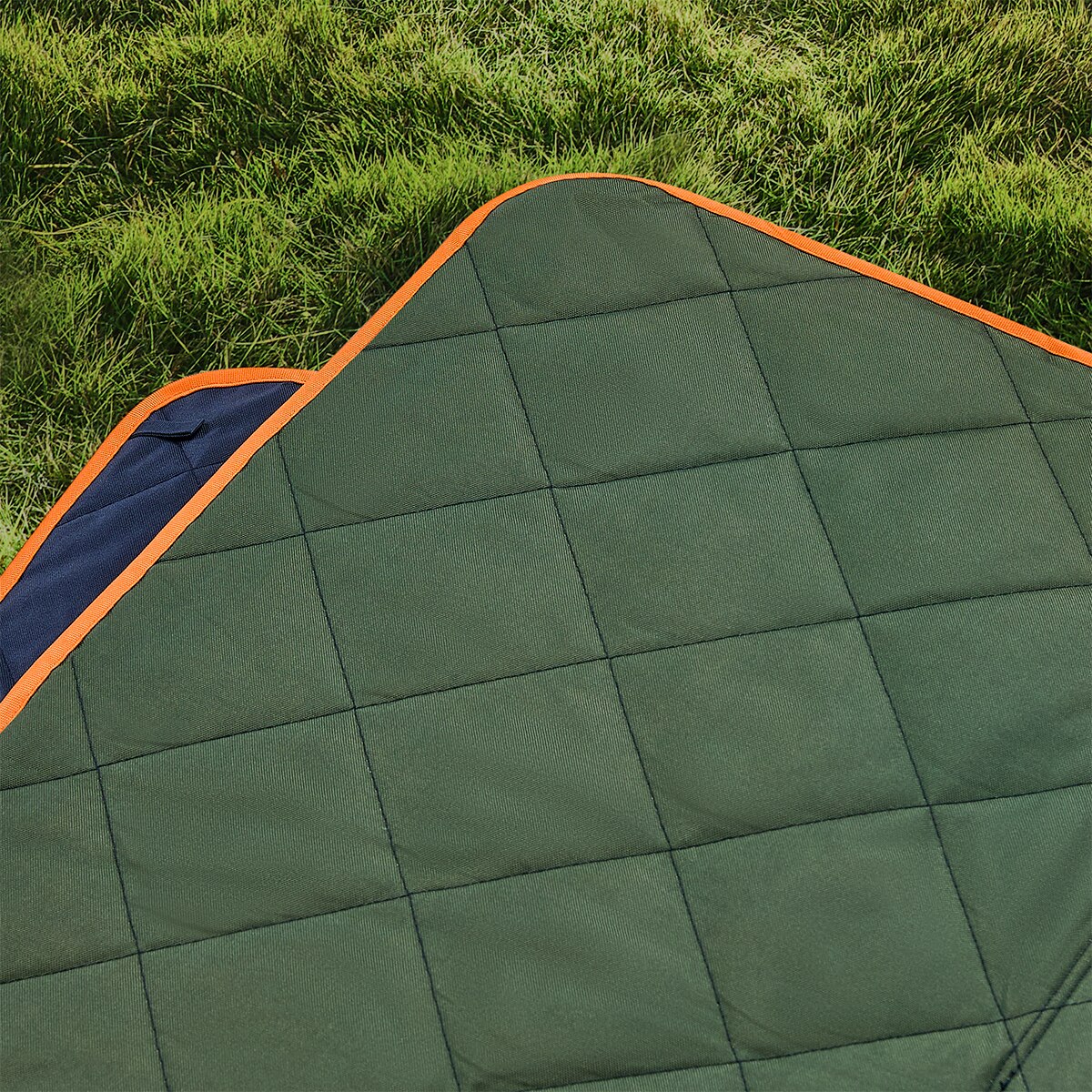 HUNTER 야외용 접이식 담요 겸 매트 152x183cm - 카키