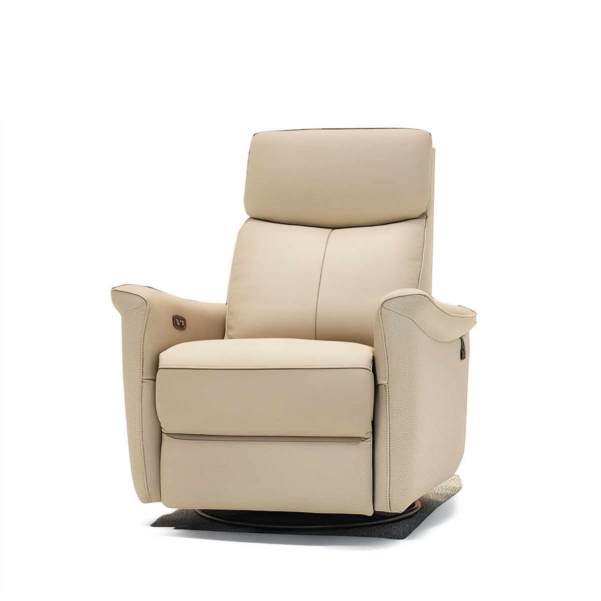 사트바 통가죽 모션스윙 전동리클라이너 1인