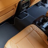 뉴베너 PVC 벌집 차량용 카매트 1+2열 - 그레이