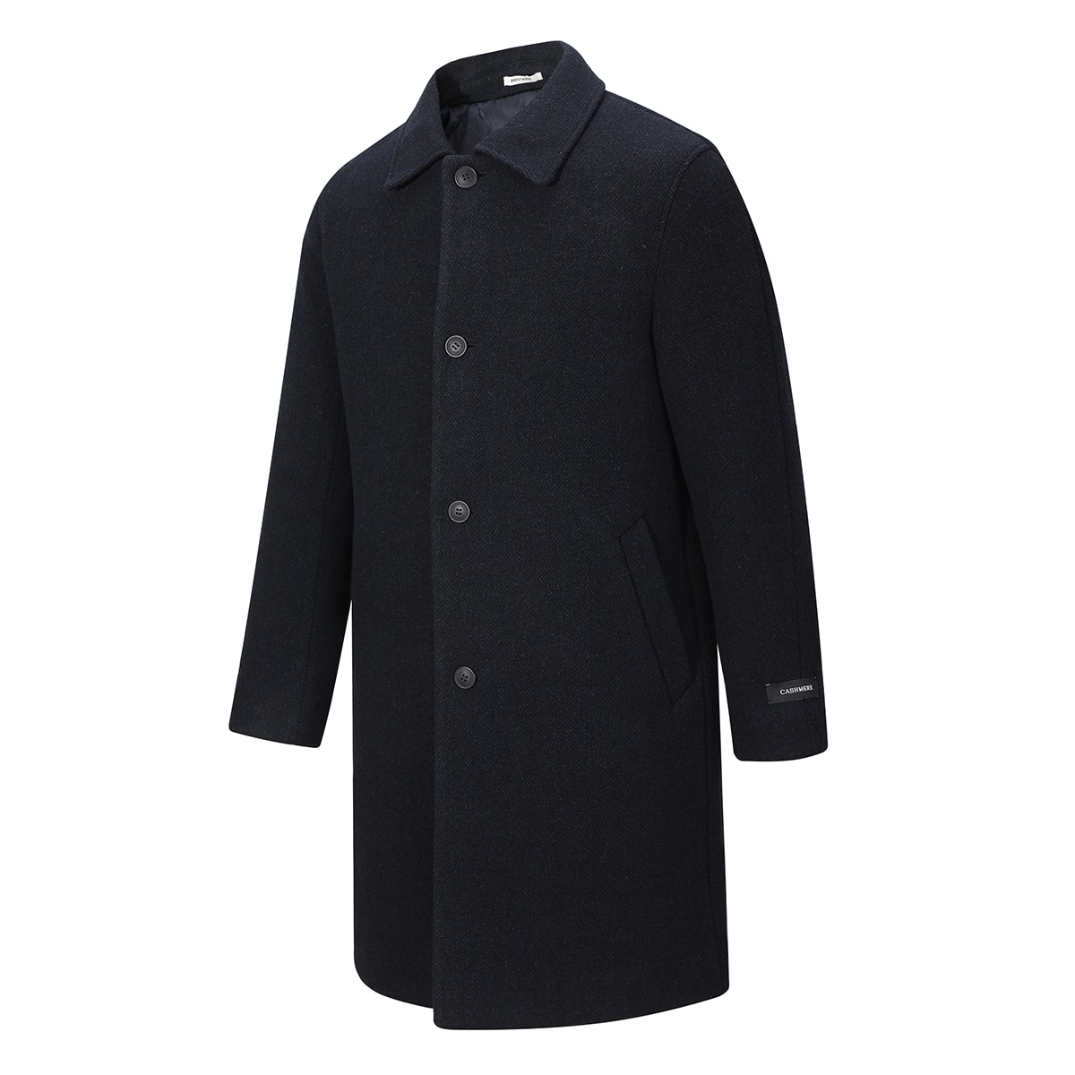 브렌우드 남성 발마칸 코트 - 네이비, S