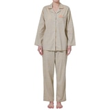 게스 여성 코튼 파자마 세트 - 옐로우 체크, M 게스 여성 코튼 파자마 세트 - 옐로우 체크, M