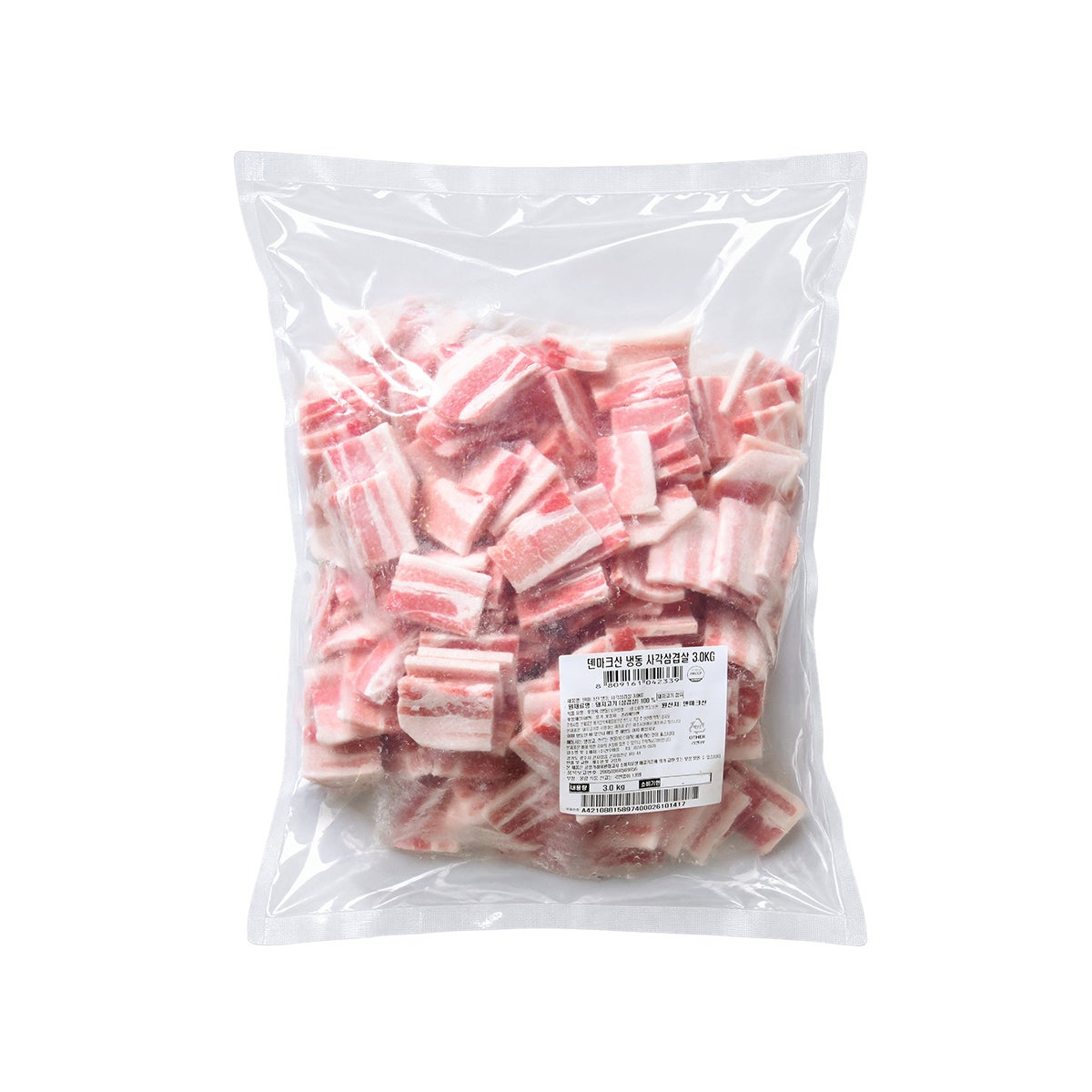 덴마크산 냉동 돈육 사각삼겹 3.0kg 덴마크산 냉동 돈육 사각삼겹 3.0kg