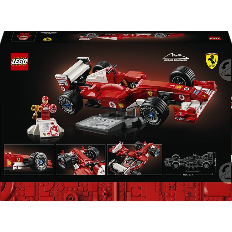 레고 아이콘 Ferrari F2004와 미하엘 슈마허 11375