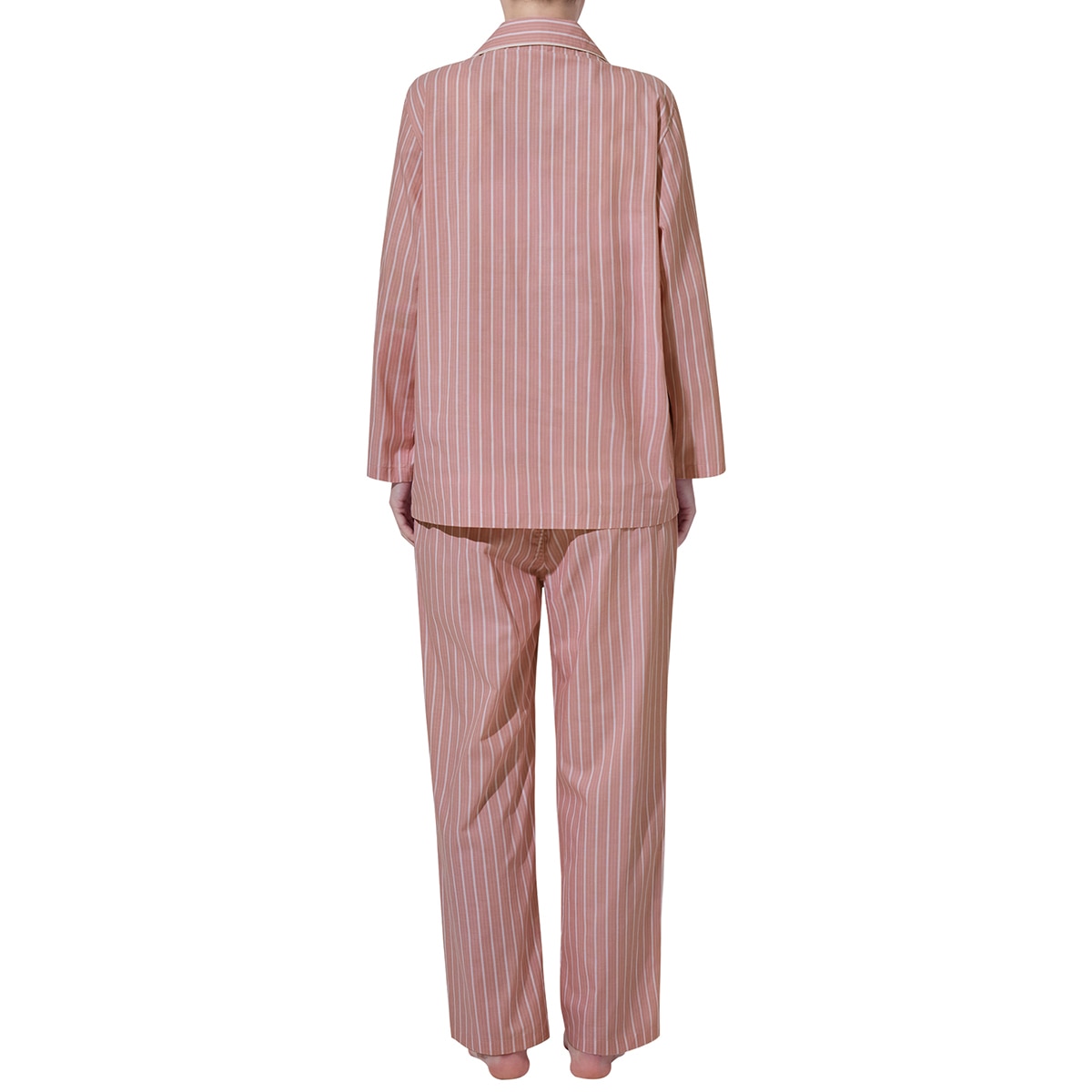 게스 여성 코튼 파자마 세트 - 핑크 스트라이프