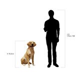 타카쇼 야외용 래브라도 리트리버 조각상 78cm