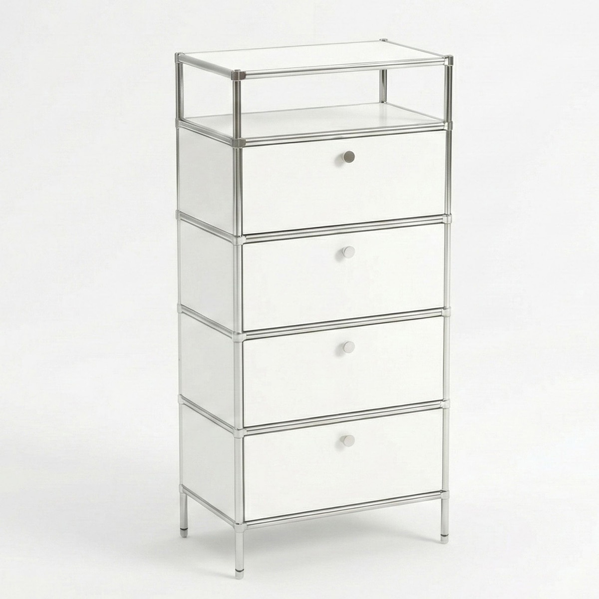 더원 모듈 4단 오픈 서랍장