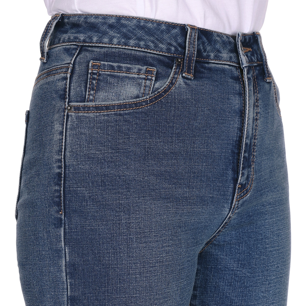 Guess Women's Wide Jeans - Medium Blue
