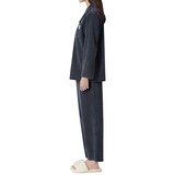 트라이엄프 여성 코듀로이 파자마 세트 - 네이비
