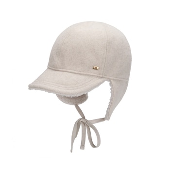 화이트샌즈 울 헤어 이어머프 캡 오비크