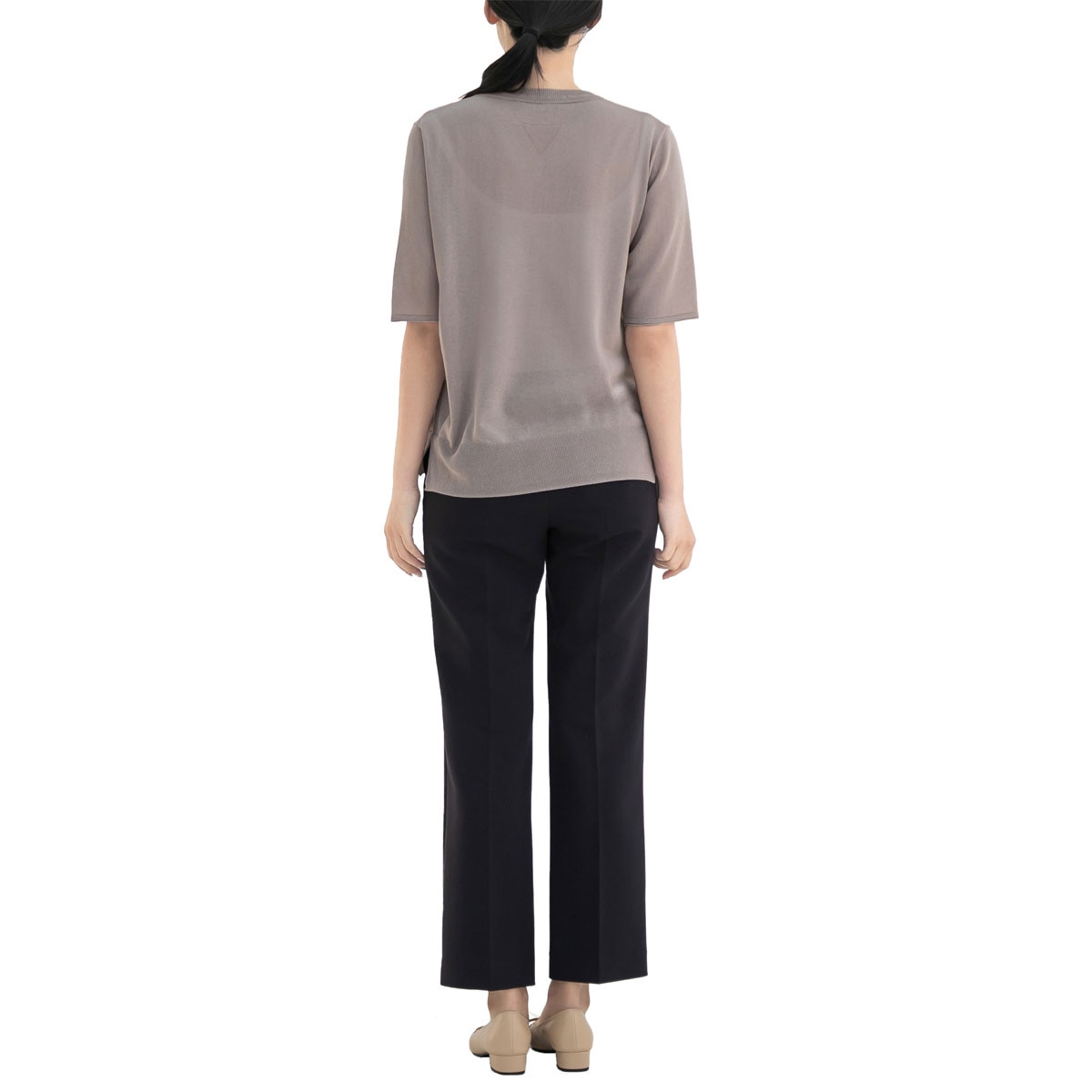 보니스팍스 여성 브이넥 풀오버 니트