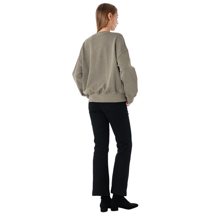 UCLA 여성 오버핏 스웨트셔츠 - 카키