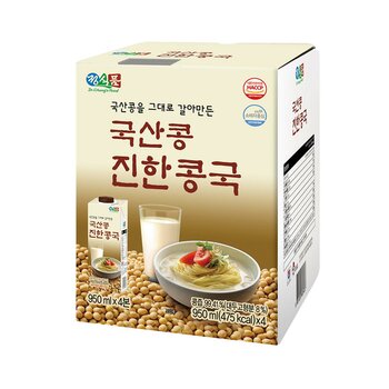 정식품 국산콩 진한 콩국950ML X 4