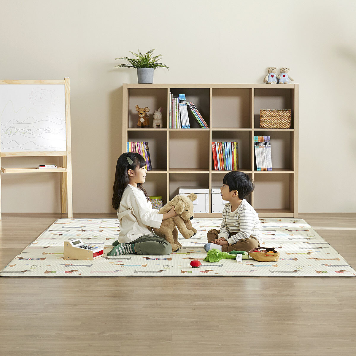 고려화학 PVC 놀이방 매트 230 X 140 X 1.5cm - 헬로퍼피