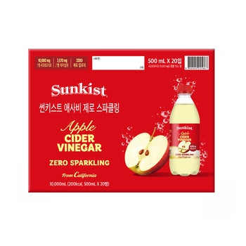 썬키스트 애사비 제로 스파클링 500ml x 20 썬키스트 애사비 제로 스파클링 500ml x 20