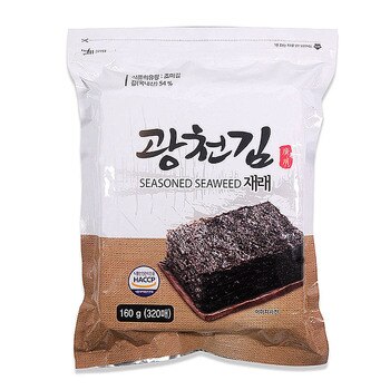 광천김 조미 재래김 320매x 4