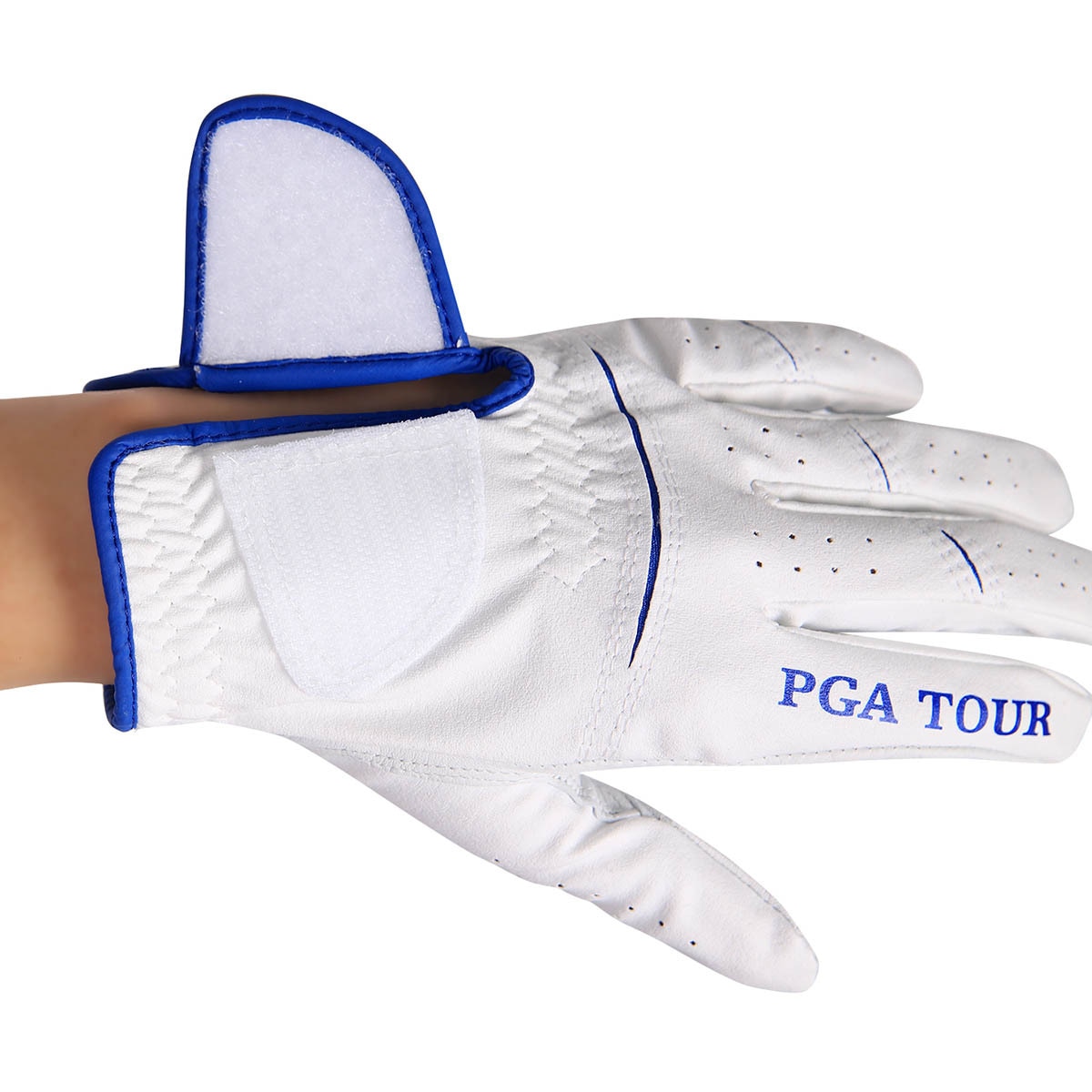 PGA TOUR 소프트핏 반양피 남성용 골프장갑  3개