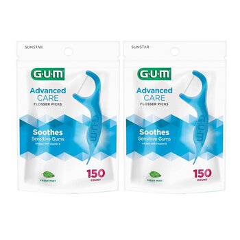 G.U.M 어드밴스드케어 플로서 150개 x 2팩