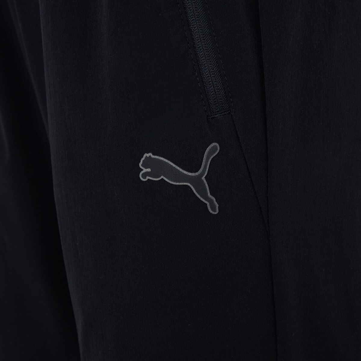 푸마 남성 우븐 트레이닝 바지 - 블랙