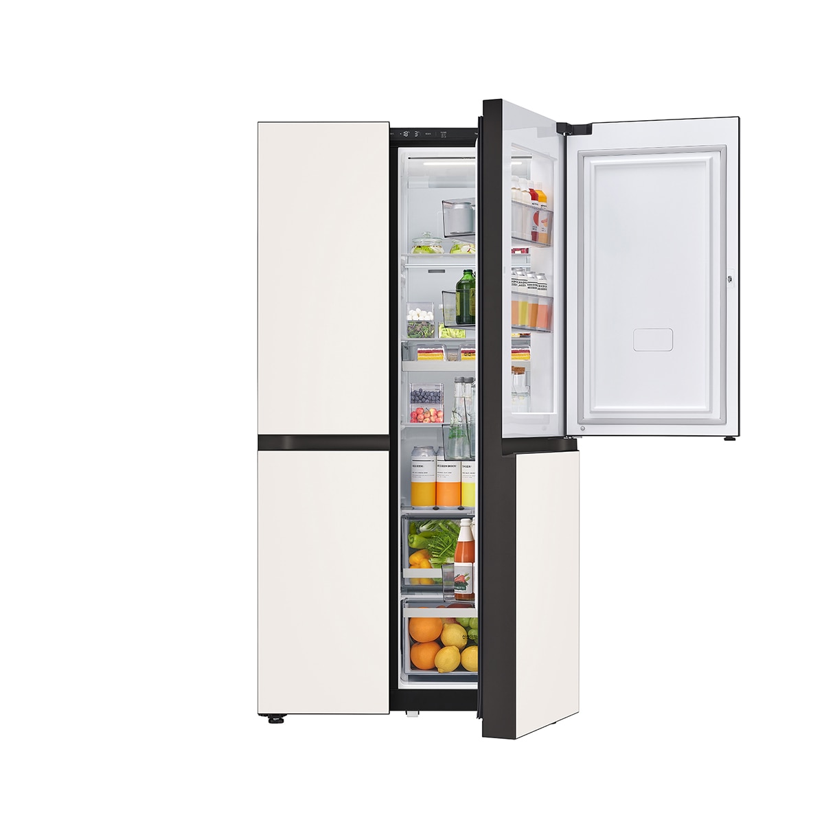 엘지 오브제 AI 매직스페이스 양문형 652L,글라스 베이지 엘지 오브제 AI 매직스페이스 양문형 652L,글라스 베이지