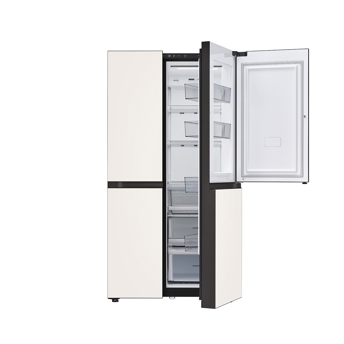 엘지 오브제 양문형 냉장고 832L - 글라스 베이지