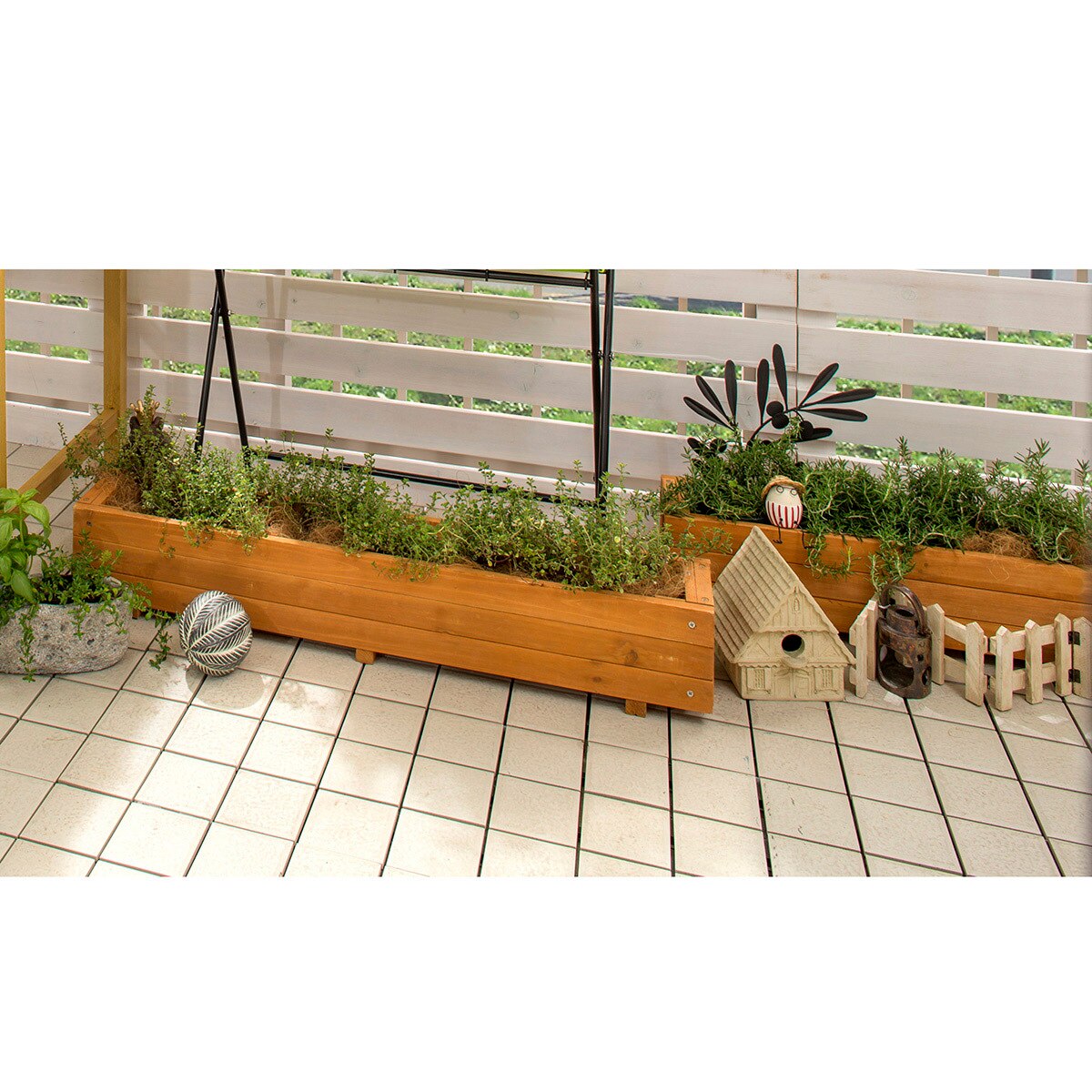 우드 테라스 플랜터 120cm 2개