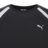 푸마 남성 긴소매 액티브 우븐 크루 - 블랙, L