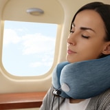 Airia living 냉감 여행용 목베개 - 블루