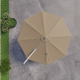 앳레저 LED 캔틸레버 우산 지름 3.97m,베이지