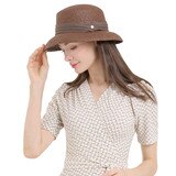 안드레아바나 여성 보우 햇 - 브라운