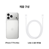 Apple 아이폰 17 프로 맥스 256GB 실버 Apple 아이폰 17 프로 맥스 256GB 실버