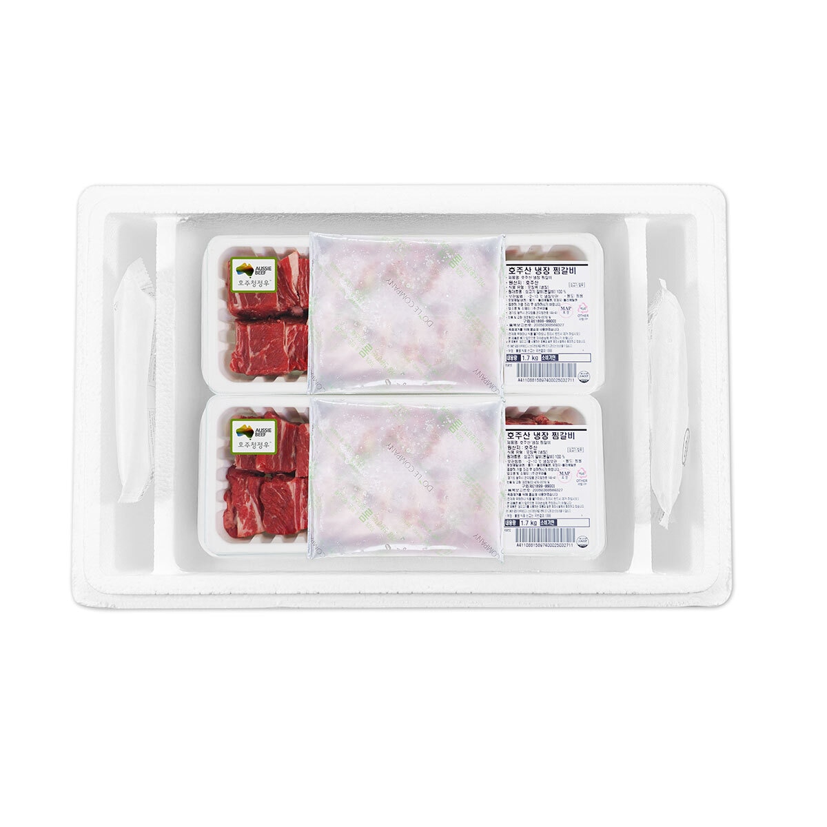호주산 냉장 찜갈비 1.7kg x 2팩