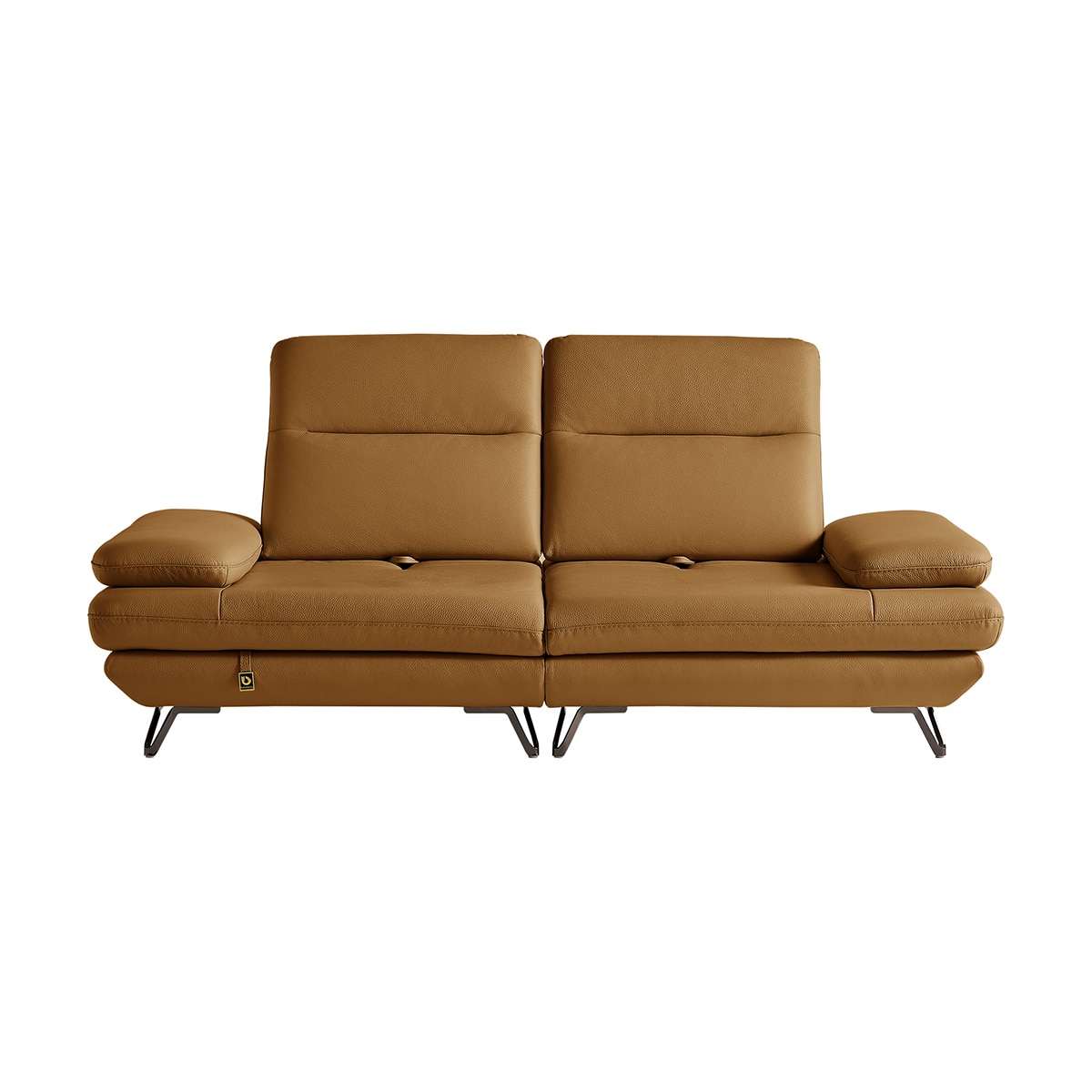 다우닝 모아나 스윙 전체 천연가죽 소파 3인