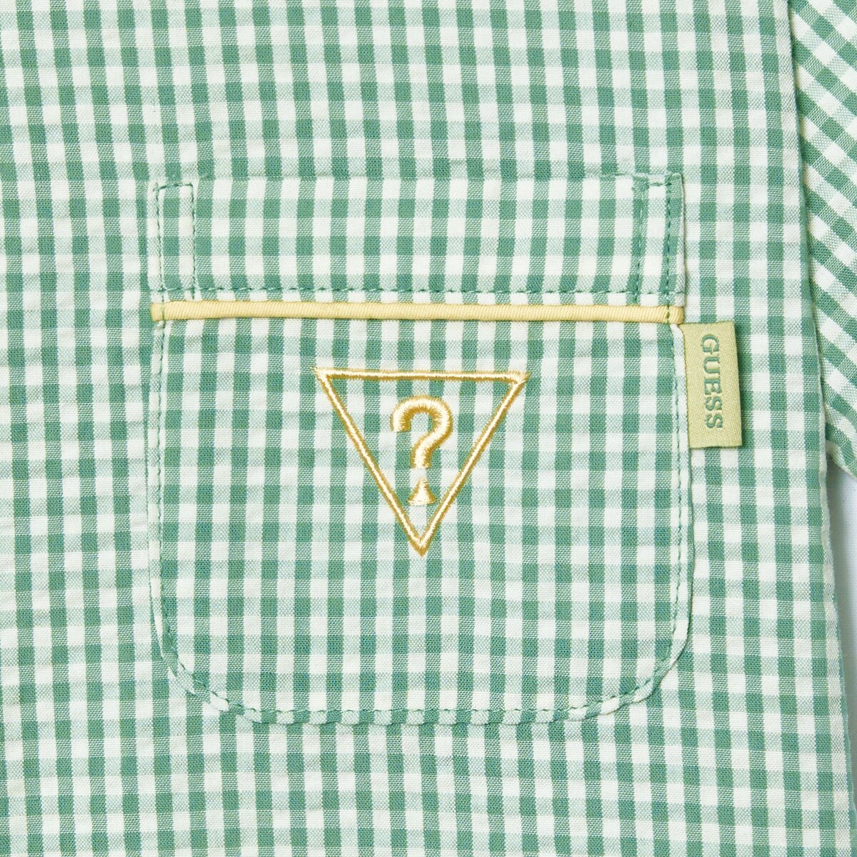 게스 주니어 시어서커 파자마 세트 - 그린