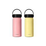 락앤락 브리즈 핸들 텀블러 498ml 2PK - 핑크&옐로우