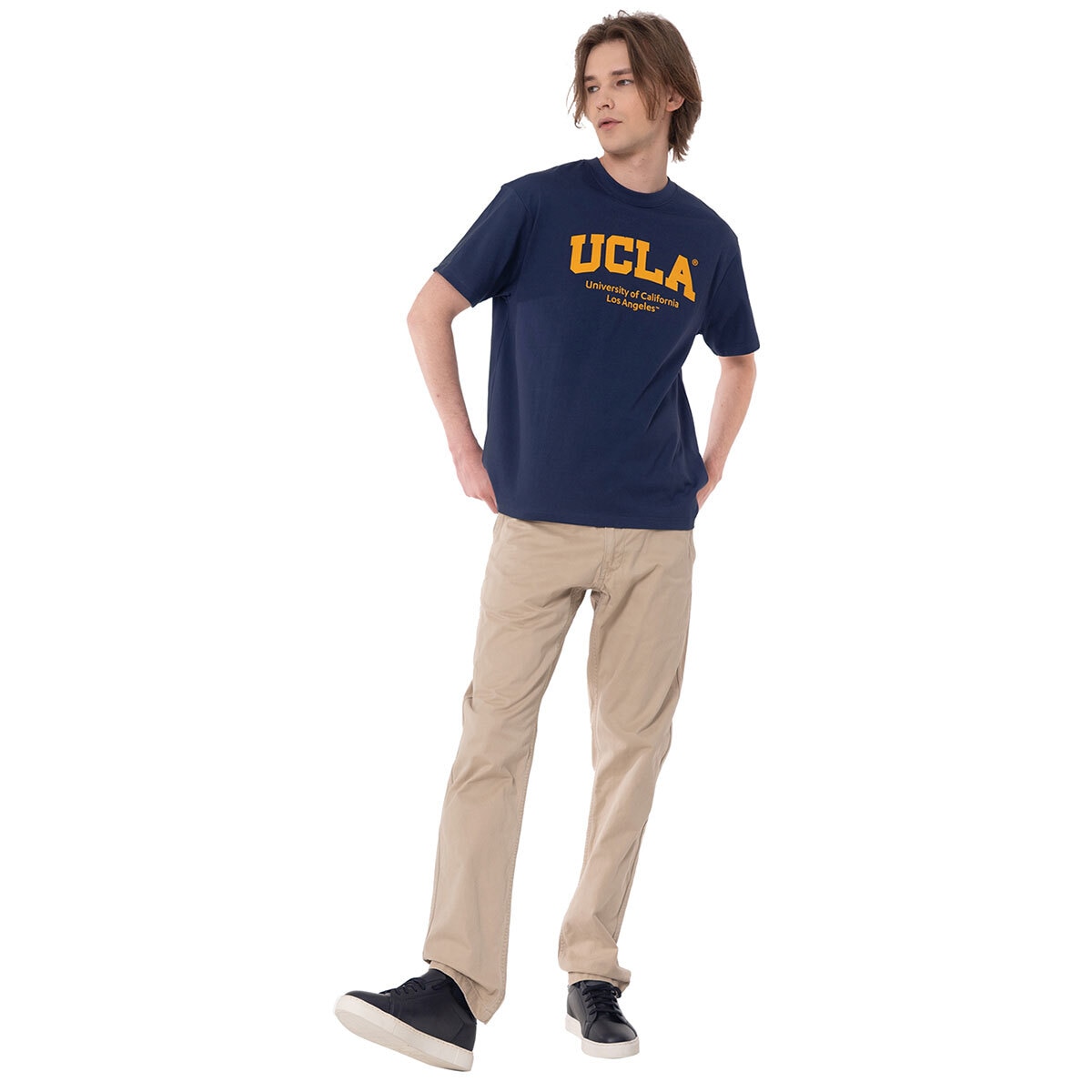 UCLA 남성 반소매 로고 티셔츠