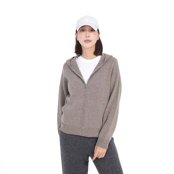 베네뜨 여성 홀가먼트 울캐시미어 후드집업
