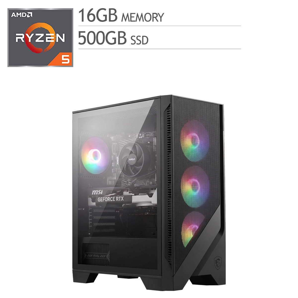 MSI Mag Codex Z2 게이밍 데스크탑R5/16G/500GB/RTX5050 MSI Mag Codex Z2 게이밍 데스크탑R5/16G/500GB/RTX5050
