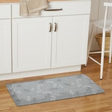 Town & Country 컴포트 겔 주방 매트 50x106cm - 그레이 (리프)