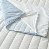 April At Home 80수 고밀도면 양면베개커버 2P 50 x 70cm - 블루+화이트