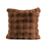 House & Home 인조 퍼 데코 쿠션 50x50cm - 브라운 House & Home 인조 퍼 데코 쿠션 50x50cm - 브라운