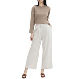 르샵 여성 핀턱 와이드 팬츠